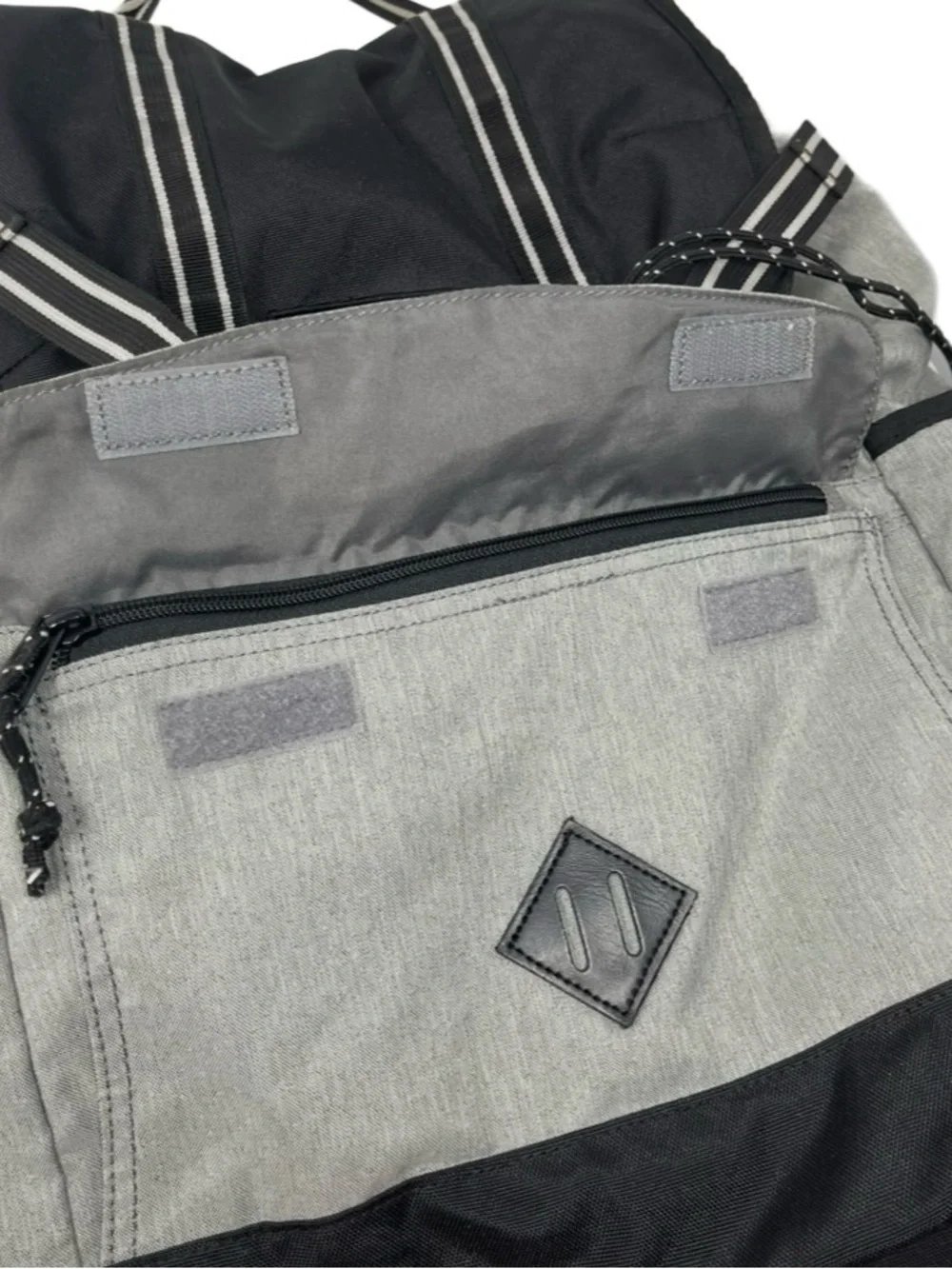 Burton Outing Backpack Black Gray Rucksack Laptop Sleeve School Travel Bag